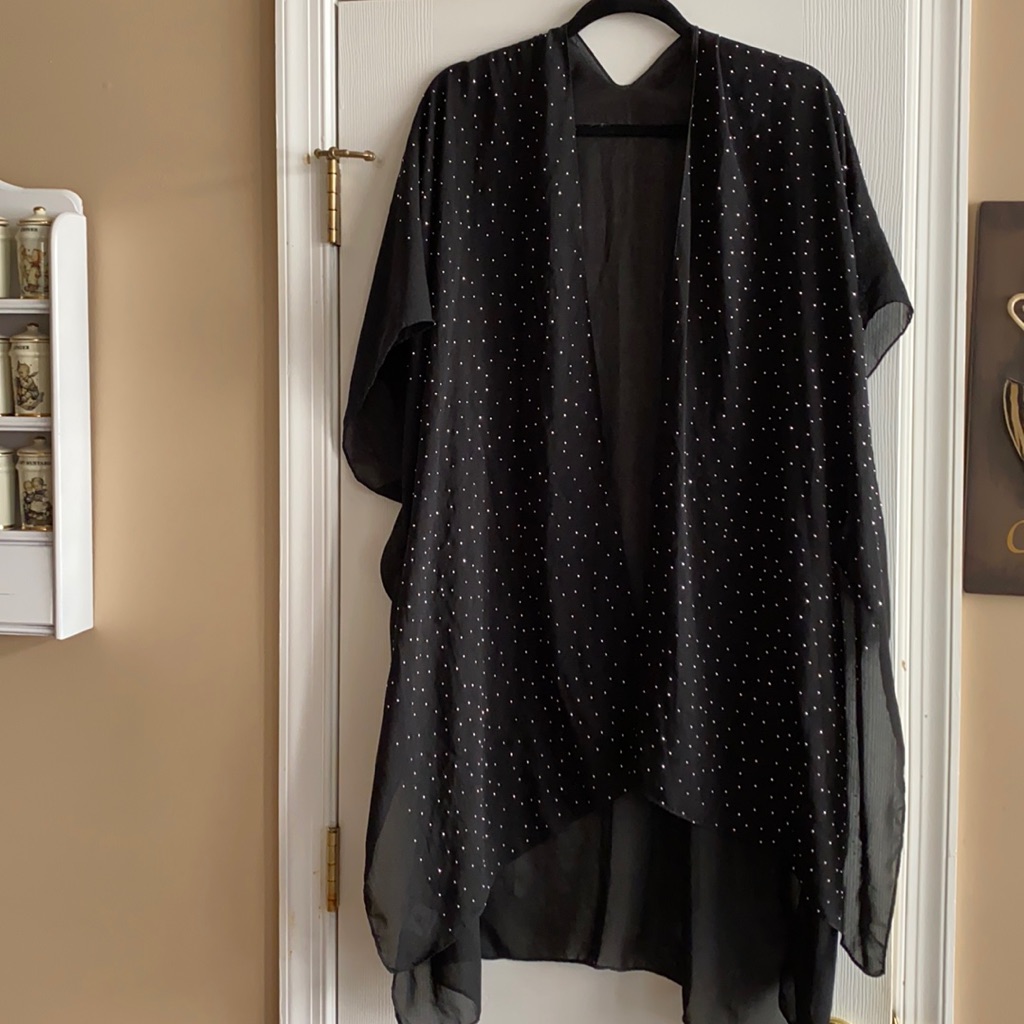 Float Caftan With Tiny Studs